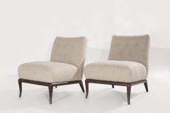 T H Robsjohn Gibbings Slipper Chairs in Boucl by T H Robsjohn Gibbings circa 1950s - 2131109