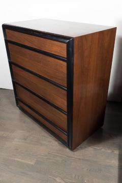 T H Robsjohn Gibbings Sophisticated Mid Century High Chest by Robsjohn Gibbings for Widdicomb Company - 1522376