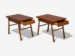T H Robsjohn Gibbings T H Robsjohn Gibbings American Modern Mahogany End Tables USA 1950s - 4418127