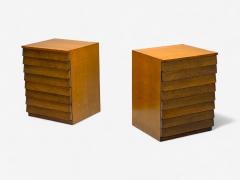 T H Robsjohn Gibbings T H Robsjohn Gibbings American Modern Maple Nightstands USA 1960s - 4320106