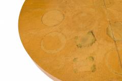 T H Robsjohn Gibbings T H Robsjohn Gibbings Circular Bleached Walnut Dining Table with Leaves - 2787503