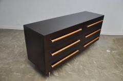 T H Robsjohn Gibbings T H Robsjohn Gibbings Dresser with Brass Legs - 453257