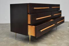 T H Robsjohn Gibbings T H Robsjohn Gibbings Dresser with Brass Legs - 453260