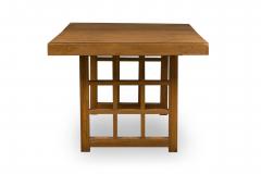 T H Robsjohn Gibbings T H Robsjohn Gibbings English Rectangular Lattice Leg Extension Dining Table - 4273503
