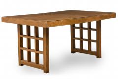 T H Robsjohn Gibbings T H Robsjohn Gibbings English Rectangular Lattice Leg Extension Dining Table - 4273504