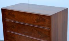T H Robsjohn Gibbings T H Robsjohn Gibbings For Widdicomb 5 Drawer Tall Walnut Dresser - 2867653
