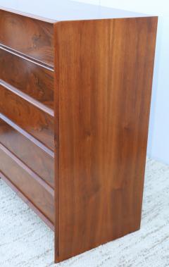 T H Robsjohn Gibbings T H Robsjohn Gibbings For Widdicomb 5 Drawer Tall Walnut Dresser - 2867654
