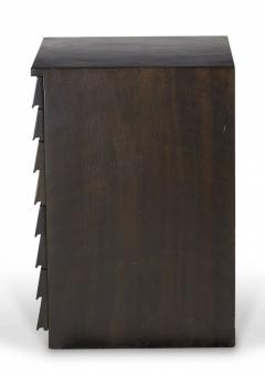 T H Robsjohn Gibbings T H Robsjohn Gibbings For Widdicomb American Walnut Louver Front Chest - 2789112