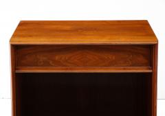 T H Robsjohn Gibbings T H Robsjohn Gibbings For Widdicomb Single Drawer Walnut Night Stands - 2872400