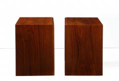 T H Robsjohn Gibbings T H Robsjohn Gibbings For Widdicomb Single Drawer Walnut Night Stands - 2872408