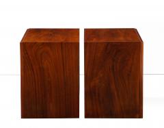T H Robsjohn Gibbings T H Robsjohn Gibbings For Widdicomb Single Drawer Walnut Night Stands - 2872410