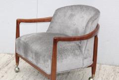 T H Robsjohn Gibbings T H Robsjohn Gibbings For Widdicomb Walnut Armchairs - 1615876