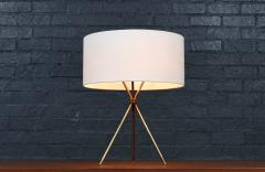 T H Robsjohn Gibbings T H Robsjohn Gibbings Model 170 Brass Tripod Table Lamp for Hansen - 4642837