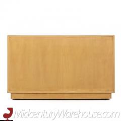 T H Robsjohn Gibbings T H Robsjohn Gibbings Modern Mid Century Maple and Brass Credenza with Hutch - 3554495