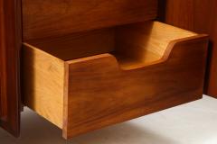 T H Robsjohn Gibbings T H Robsjohn Gibbings Modernist Walnut Credenza - 1528504