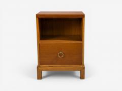 T H Robsjohn Gibbings T H Robsjohn Gibbings Nightstands Mahogany Brass USA 1960s - 4503043