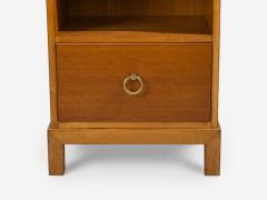 T H Robsjohn Gibbings T H Robsjohn Gibbings Nightstands Mahogany Brass USA 1960s - 4503045