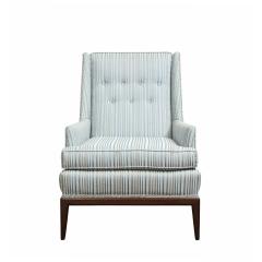 T H Robsjohn Gibbings T H Robsjohn Gibbings Style High Back Lounge Chair 1950s - 2337949