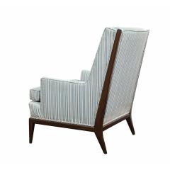 T H Robsjohn Gibbings T H Robsjohn Gibbings Style High Back Lounge Chair 1950s - 2337950