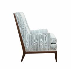 T H Robsjohn Gibbings T H Robsjohn Gibbings Style High Back Lounge Chair 1950s - 2337951