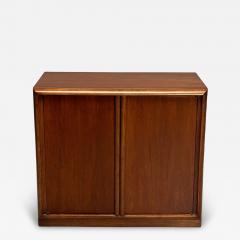 T H Robsjohn Gibbings T H Robsjohn Gibbings Widdicomb Mid Century Modern Cabinet Walnut USA 1950s - 3505180