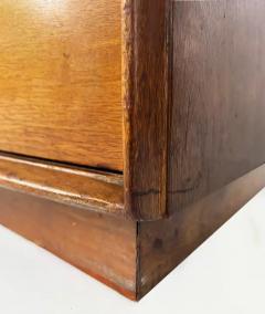 T H Robsjohn Gibbings T H Robsjohn Gibbings Widdicomb Tall Walnut Dresser with Spear Shaped Handles - 3522076