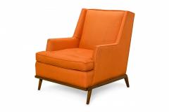 T H Robsjohn Gibbings T H Robsjohn Gibbings for Widdicomb AmericanHigh Back OrangeLounge Chair - 2792000