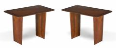 T H Robsjohn Gibbings T H Robsjohn Gibbings for Widdicomb AmericanWing Walnut End Tables - 2792311
