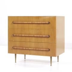 T H Robsjohn Gibbings T H Robsjohn Gibbings for Widdicomb Mid Century Bleached Mahogany Dresser - 3852668