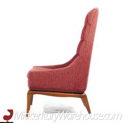 T H Robsjohn Gibbings T H Robsjohn Gibbings for Widdicomb Mid Century Highback Lounge Chairs Pair - 3685443