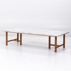 T H Robsjohn Gibbings T H Robsjohn Gibbings for Widdicomb Mid Century Marble Coffee Table - 3892858