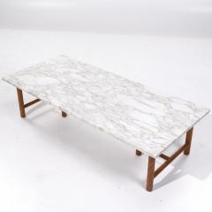 T H Robsjohn Gibbings T H Robsjohn Gibbings for Widdicomb Mid Century Marble Coffee Table - 3892864
