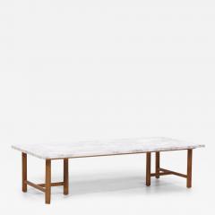 T H Robsjohn Gibbings T H Robsjohn Gibbings for Widdicomb Mid Century Marble Coffee Table - 3893730