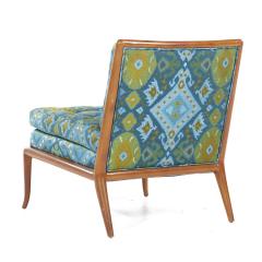 T H Robsjohn Gibbings T H Robsjohn Gibbings for Widdicomb Mid Century Slipper Lounge Chairs Pair - 3842168