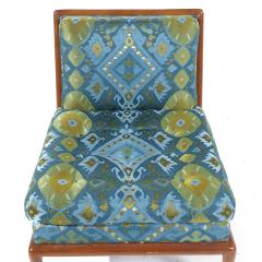 T H Robsjohn Gibbings T H Robsjohn Gibbings for Widdicomb Mid Century Slipper Lounge Chairs Pair - 3842172