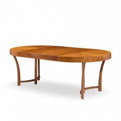 T H Robsjohn Gibbings T H Robsjohn Gibbings for Widdicomb Walnut Expanding Dining Table with 3 Leaves - 4559091