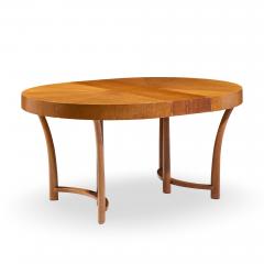 T H Robsjohn Gibbings T H Robsjohn Gibbings for Widdicomb Walnut Expanding Dining Table with 3 Leaves - 4559095