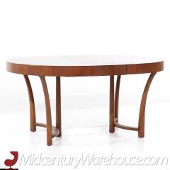 T H Robsjohn Gibbings T H Robsjohn Gibbings for Widdicomb Walnut Expanding Dining Table with Leaves - 3685424