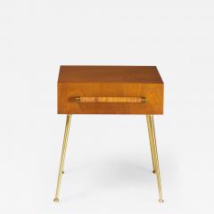 T H Robsjohn Gibbings T H Robsjohn Gibbings for Widdicomb Walnut Single Drawer Nightstands - 2789658