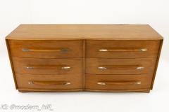 T H Robsjohn Gibbings TH Robsjohn Gibbings for Widdicomb Mid Century 6 Drawer Lowboy Dresser - 3685413