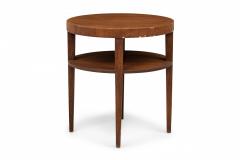 T H Robsjohn Gibbings Th Robsjohn Gibbings For Widdicomb Two Tier Circular End Side Table - 3170375