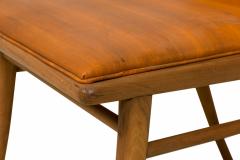 T H Robsjohn Gibbings Th Robsjohn Gibbings For Widdicomb Upholstered Walnut Dining Side Chair - 3170753