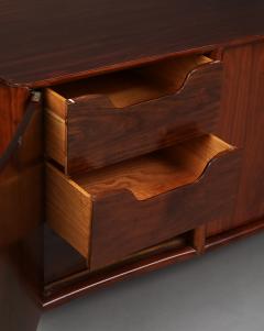T H Robsjohn Gibbings Walnut Sideboard mid 20th Century - 4747909