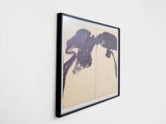T ang Haywen signed diptych ink on beige paper 1972 - 4188917