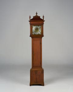 TALL CASE CLOCK BY ISAAC JACKSON OF NEW GARDEN TIME PASSETH SWIFTLY AWAY  - 2619344