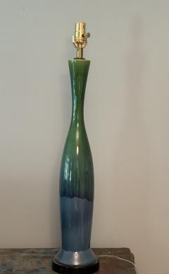 TALL MID CENTURY GLAZED LAMP - 4155239