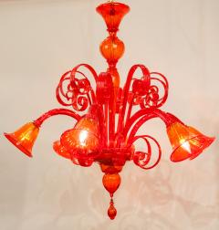 TB Murano Mid Century Modern Venetian Crystal Chandelier - 717154