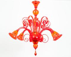 TB Murano Mid Century Modern Venetian Crystal Chandelier - 717159