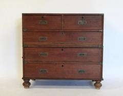 TEAK TWO PART CAMPAIGN CHEST - 3316515