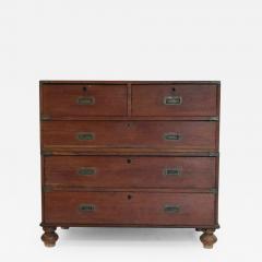 TEAK TWO PART CAMPAIGN CHEST - 3323412